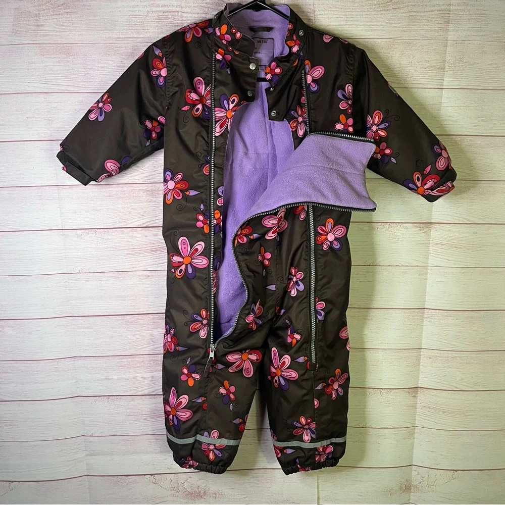 Me Too Colorful Floor Pattern Snowsuit‎ Size 2Y